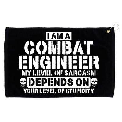 Im A Combat Engineer Funny Combat Engineering Grommeted Golf Towel