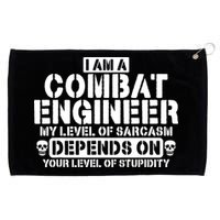 Im A Combat Engineer Funny Combat Engineering Grommeted Golf Towel