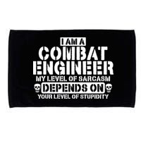 Im A Combat Engineer Funny Combat Engineering Microfiber Hand Towel