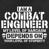 Im A Combat Engineer Funny Combat Engineering Microfiber Hand Towel