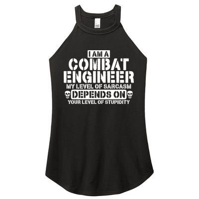Im A Combat Engineer Funny Combat Engineering Women's Perfect Tri Rocker Tank