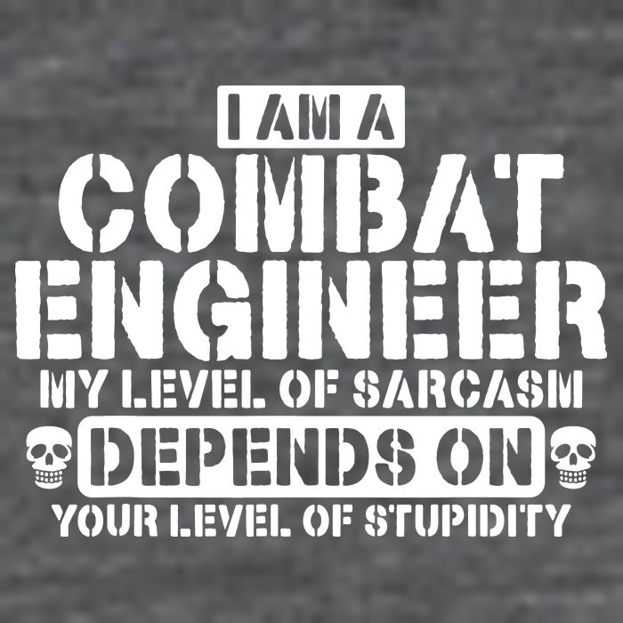 Im A Combat Engineer Funny Combat Engineering 7 Panel Mesh Trucker Snapback Hat