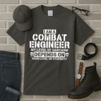 Im A Combat Engineer Funny Combat Engineering Tall T-Shirt