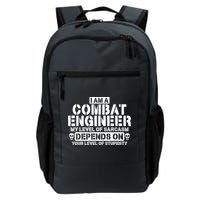 Im A Combat Engineer Funny Combat Engineering Backpack