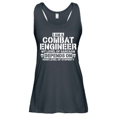 Im A Combat Engineer Funny Combat Engineering Ladies Essential Flowy Tank