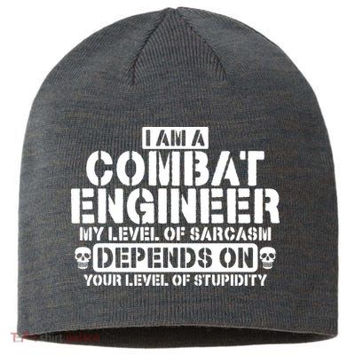 Im A Combat Engineer Funny Combat Engineering Sustainable Beanie