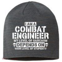 Im A Combat Engineer Funny Combat Engineering Sustainable Beanie