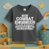 Im A Combat Engineer Funny Combat Engineering Toddler T-Shirt