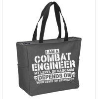 Im A Combat Engineer Funny Combat Engineering Zip Tote Bag