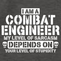 Im A Combat Engineer Funny Combat Engineering Vector Backpack