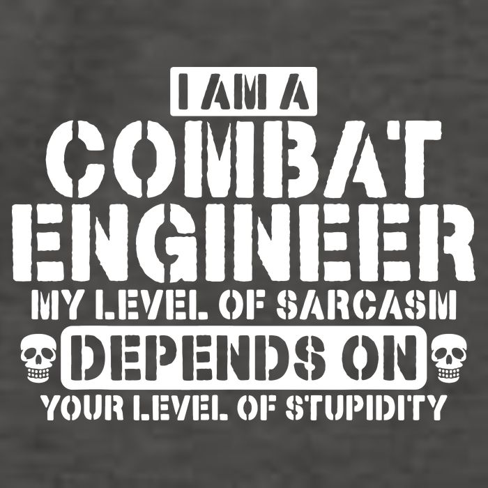 Im A Combat Engineer Funny Combat Engineering Vector Backpack