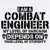 Im A Combat Engineer Funny Combat Engineering Garment-Dyed Sweatshirt