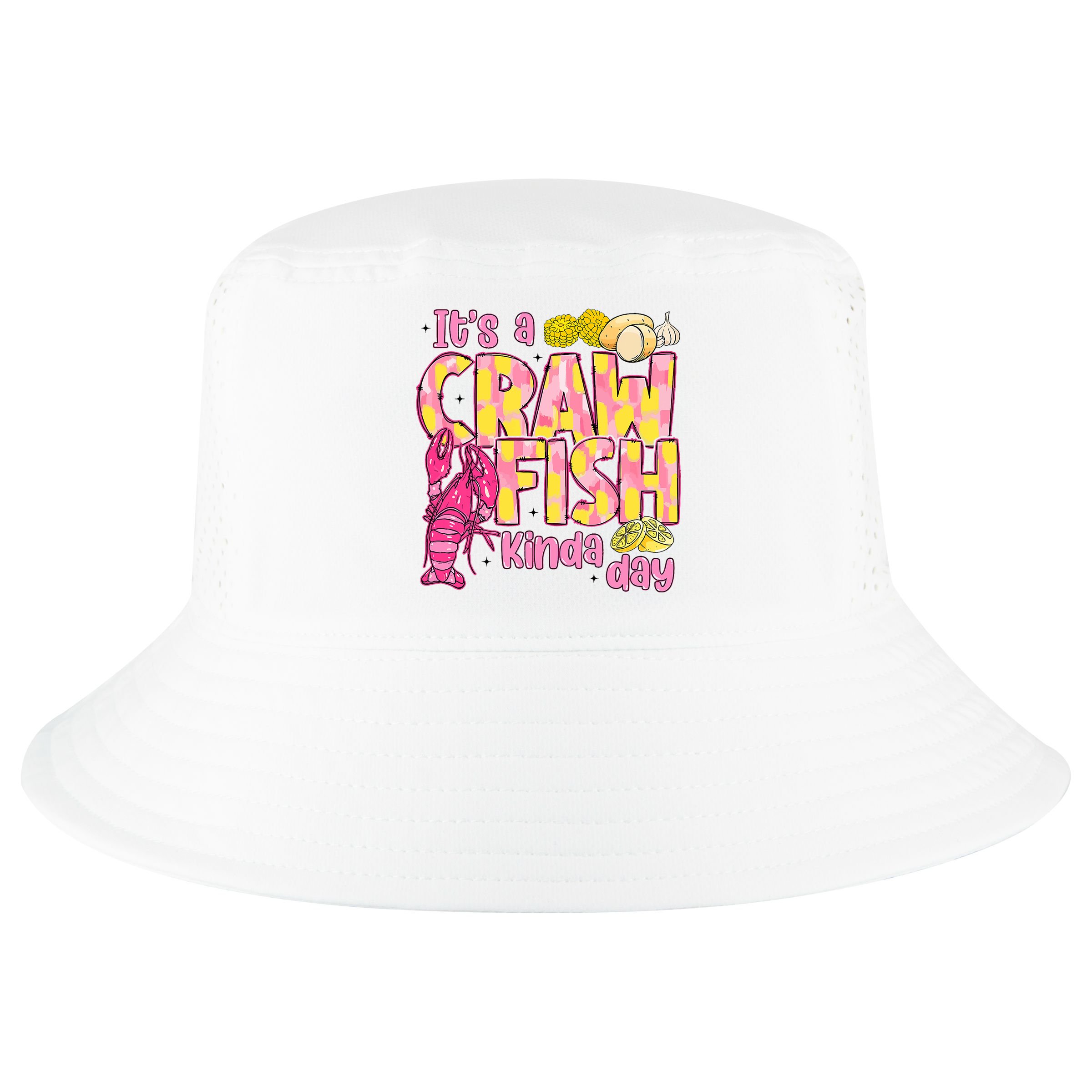 It's A CrawFish Kinda Day Crawfish Funny Louisiana Seafood Cool Comfort Performance Bucket Hat