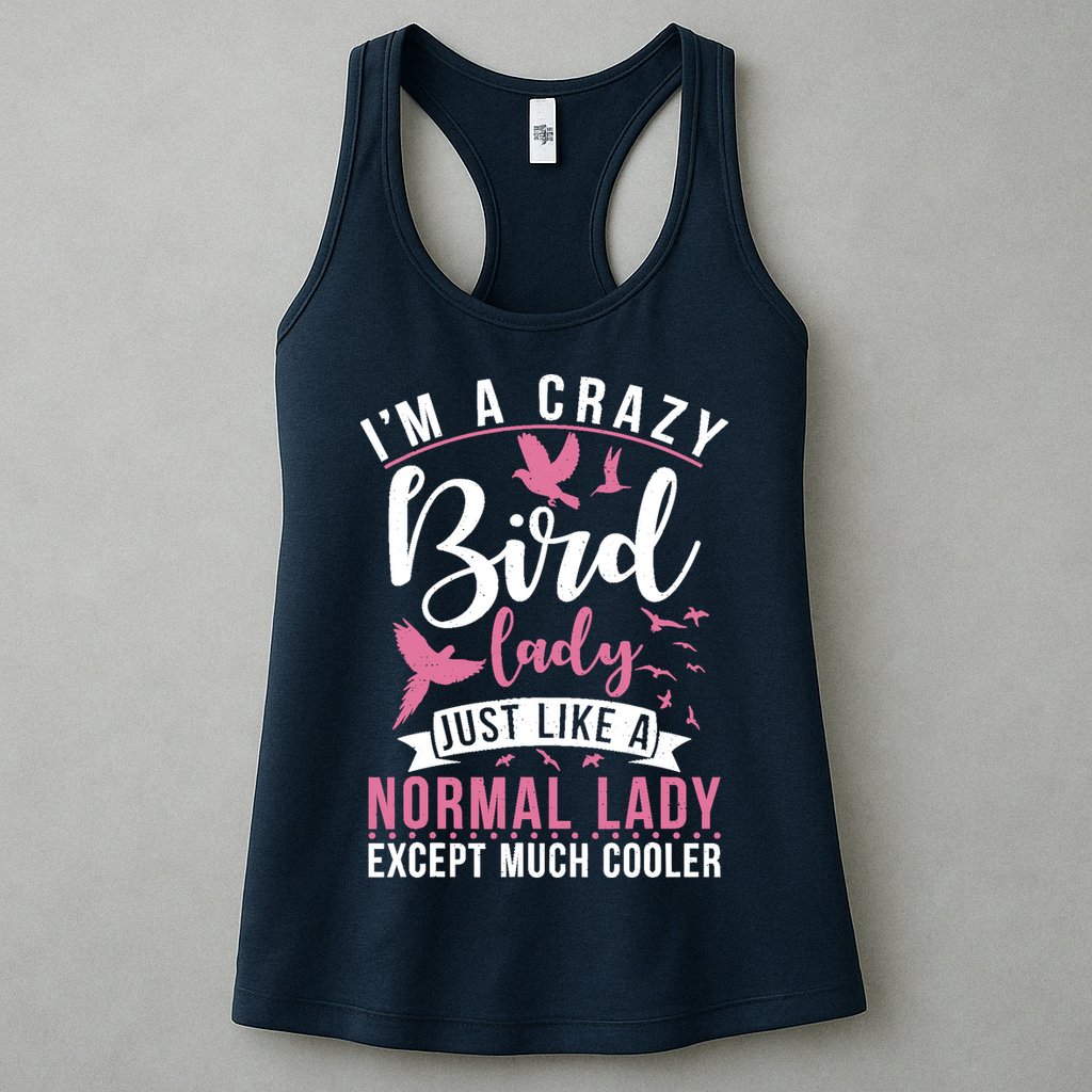 Im A Crazy Bird Lady Just Like A Normals Lady Except Cooler Womens Tank Top