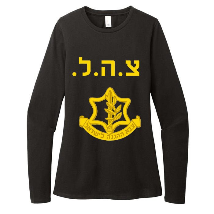 Israeli Army Combat Training Krav Maga Womens CVC Long Sleeve Shirt