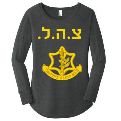 Israeli Army Combat Training Krav Maga Women's Perfect Tri Tunic Long Sleeve Shirt