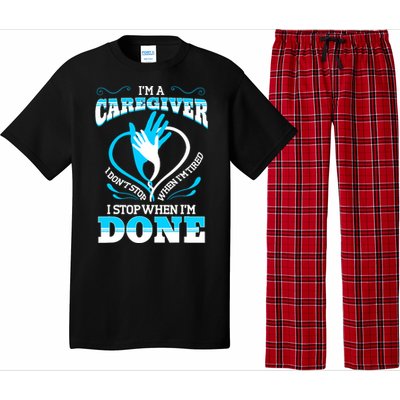 I'm A Caregiver Caregiving Nurse Carer Help Pajama Set