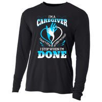 I'm A Caregiver Caregiving Nurse Carer Help Cooling Performance Long Sleeve Crew