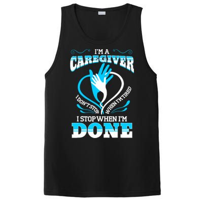 I'm A Caregiver Caregiving Nurse Carer Help PosiCharge Competitor Tank