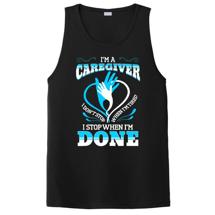 I'm A Caregiver Caregiving Nurse Carer Help PosiCharge Competitor Tank