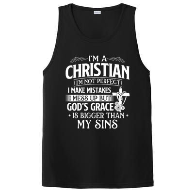 IM A Christian IM Not Perfect I Make Mistakes Religious PosiCharge Competitor Tank