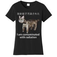 I Am Contaminated With Radiation Japanese Cat Meme Women's T-Shirt