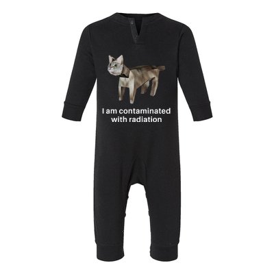 I Am Contaminated With Radiation Infant Fleece One Piece