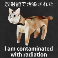 I Am Contaminated With Radiation Japanese Cat Cool Comfort Performance Bucket Hat
