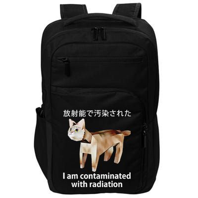 I Am Contaminated With Radiation Japanese Cat Impact Tech Backpack