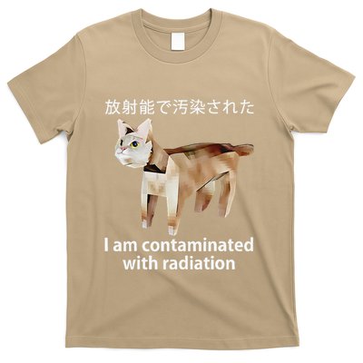I Am Contaminated With Radiation Japanese Cat T-Shirt