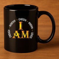 I Am Chosen Enough Worthy Known Loved Christian Religous 11oz C Handle Ceramic Mug