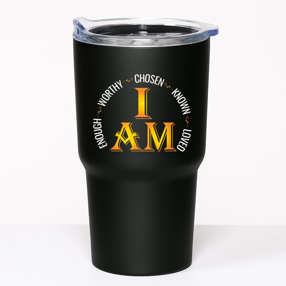 I Am Chosen Enough Worthy Known Loved Christian Religous Tumbler