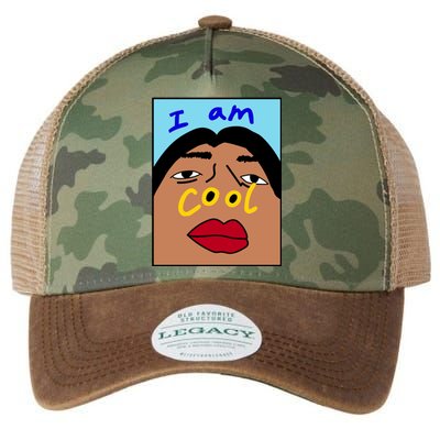 I Am Cool Nostrils Meme Legacy Tie Dye Trucker Hat