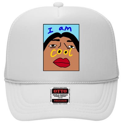 I Am Cool Nostrils Meme High Crown Mesh Back Trucker Hat