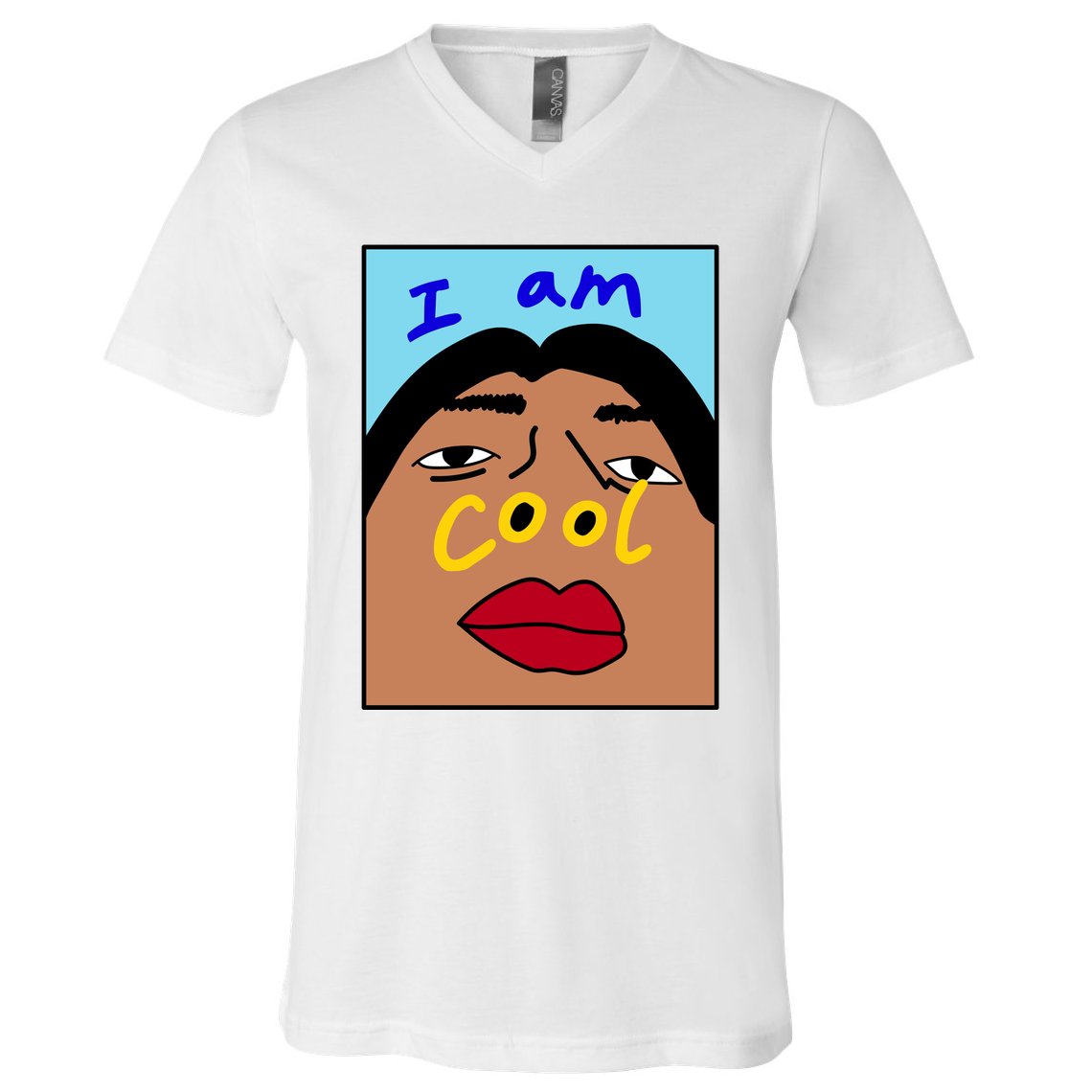 I Am Cool Nostrils Meme V-Neck T-Shirt