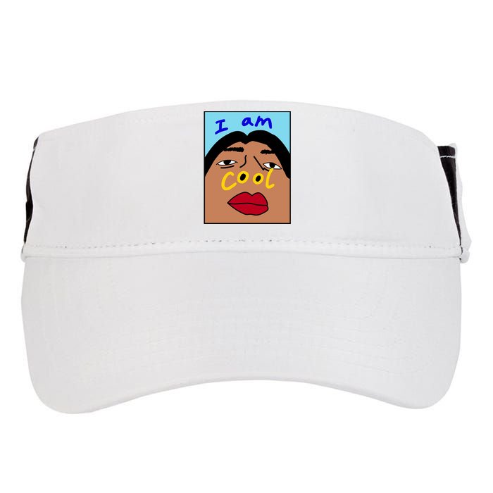 I Am Cool Nostrils Meme Adult Drive Performance Visor