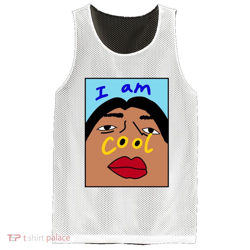 I Am Cool Nostrils Meme Mesh Reversible Basketball Jersey Tank
