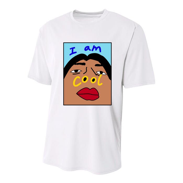 I Am Cool Nostrils Meme Youth Performance Sprint T-Shirt