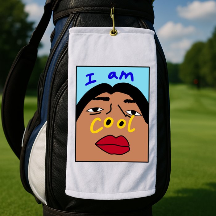 I Am Cool Nostrils Meme Golf Towel