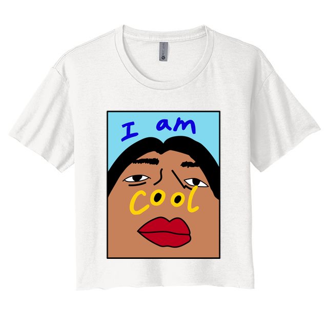 I Am Cool Nostrils Meme Crop Top