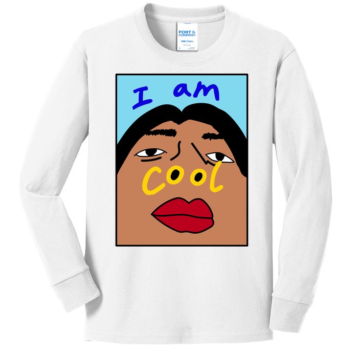 I Am Cool Nostrils Meme Kids Long Sleeve Shirt