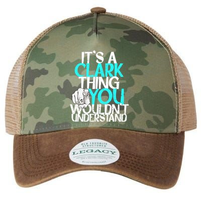 ItS A Clark Thing You WouldnT Understand Cute Gift Legacy Tie Dye Trucker Hat