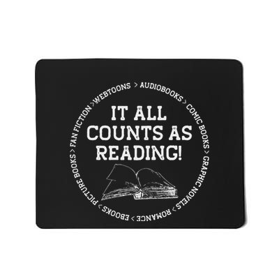 It All Counts As Reading Mousepad