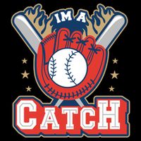 I'm A Catch Baseball Sport City Backpack