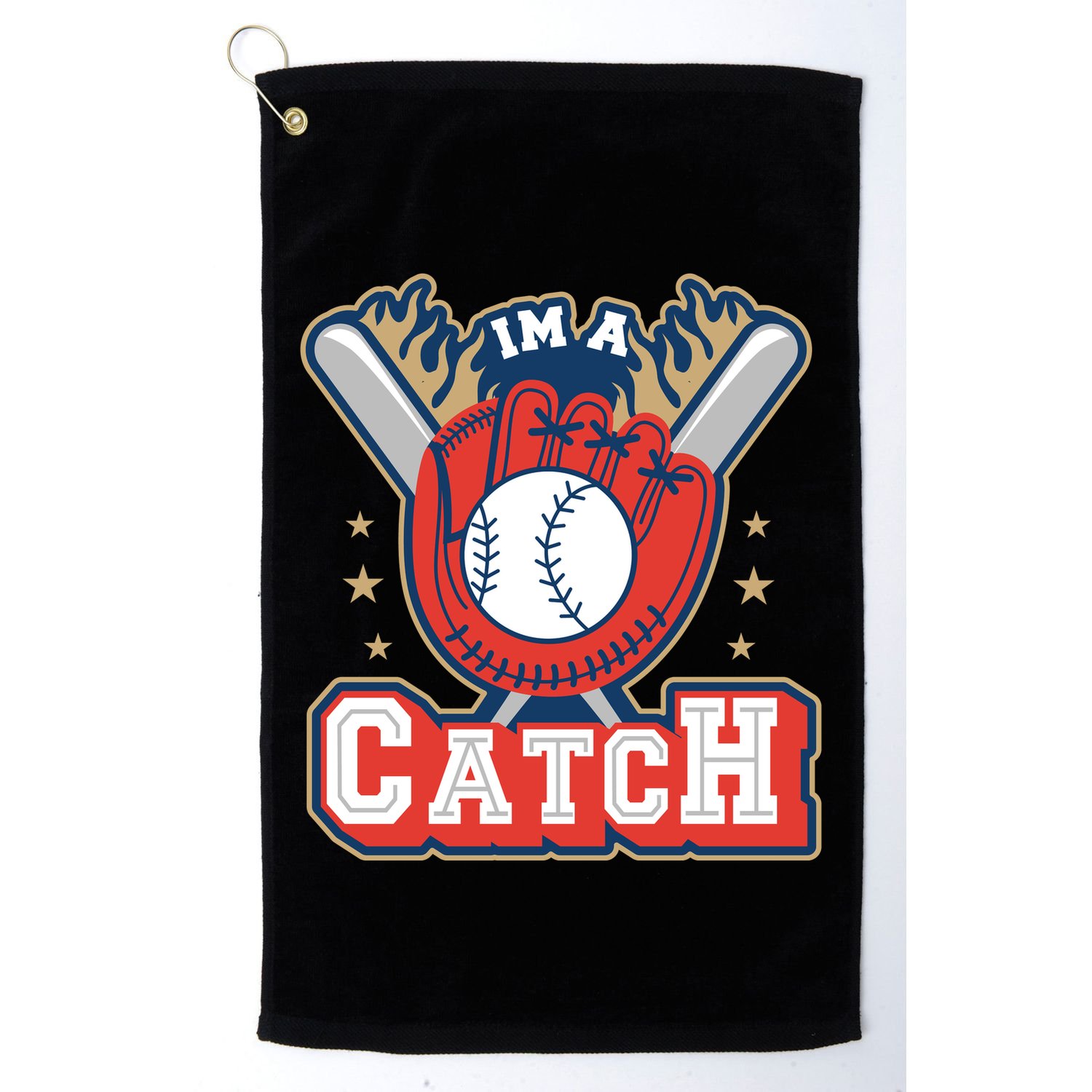 I'm A Catch Baseball Sport Golf Towel