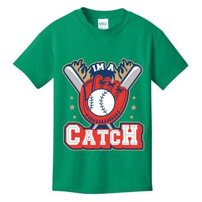 I'm A Catch Baseball Sport Kids T-Shirt