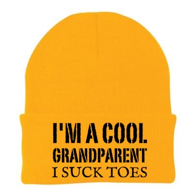 I’m A Cool Grandparent I Suck Toes Knit Cap Winter Beanie