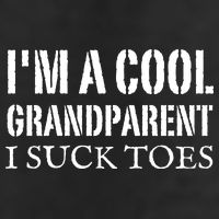 I’m A Cool Grandparent I Suck Toes 7 Panel Mesh Trucker Snapback Hat