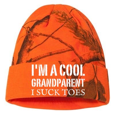 I’m A Cool Grandparent I Suck Toes Kati Licensed 12" Camo Beanie