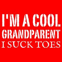 I’m A Cool Grandparent I Suck Toes 16 in Basic Backpack